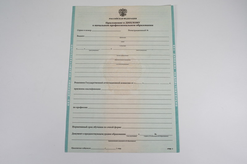 Диплом о начальном образовании  2010-2024 годов в Костроме
