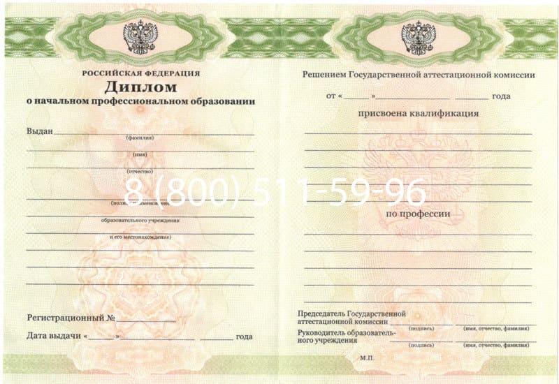 Купить Диплом о начальном образовании  2010-2024 годов в Костроме