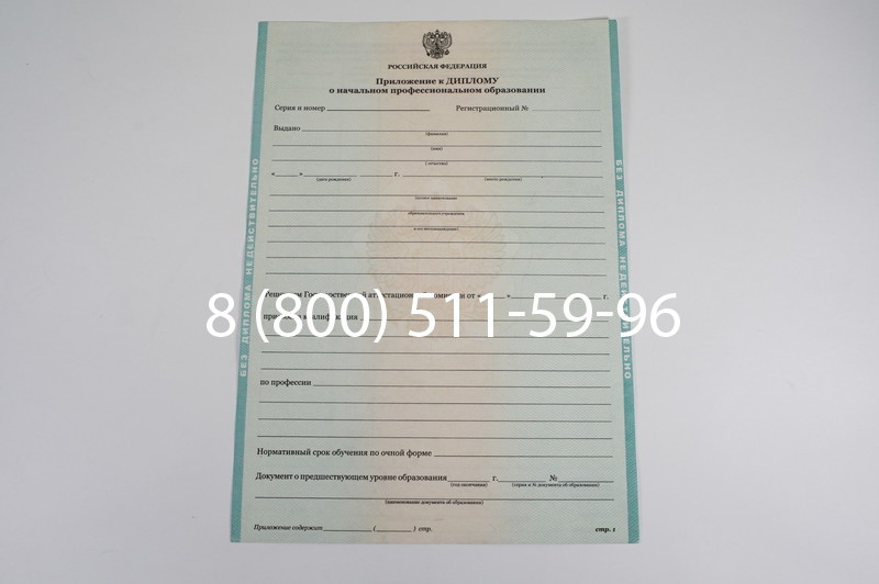 Диплом ПТУ 2014-2024 года в Костроме
